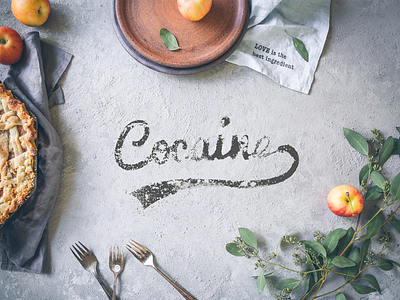 Cocaine - Adobe Live Contest Entry adobe cocaine contest drug dust food kitchen lettering live