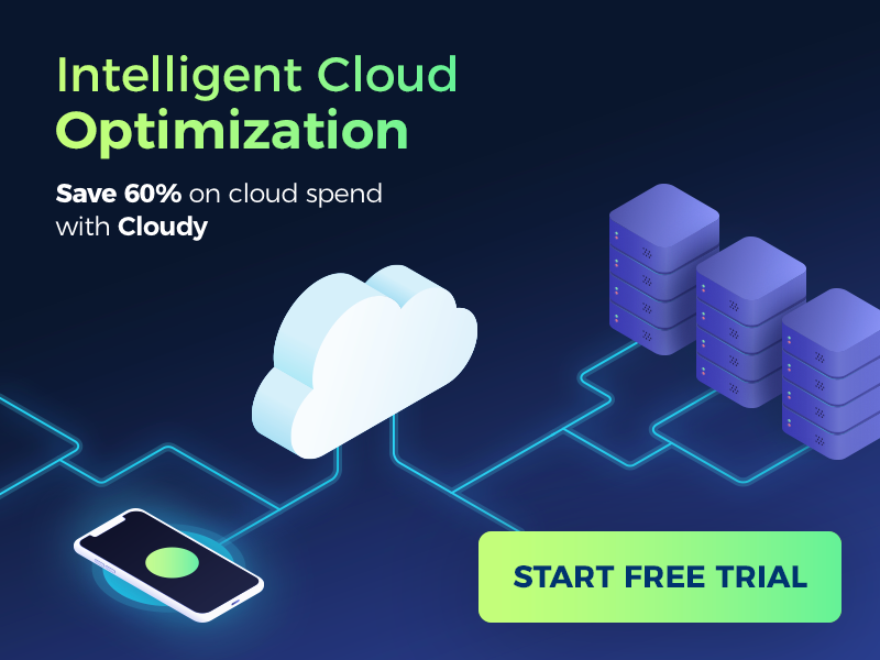 Social Media Ad - Cloud Service Isometric Illustration social media instagram ad instagram post instagram beautiful gradient 3d servers iphone ad banner illustration database cloud isometric