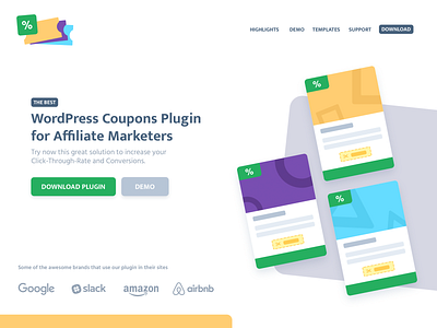 Website Header - WP Coupons Plugin