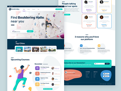 Full Website Project - Bouldering Halls Finder
