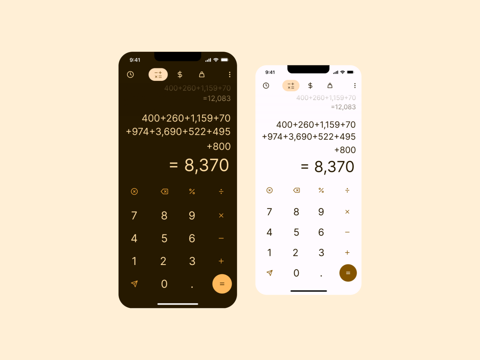 dailyui-4-calculator-mobile-app-dark-light-mode-by-binh-nguyen