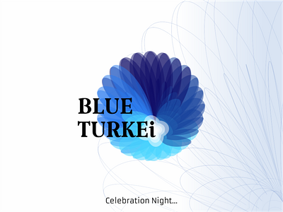 Blue Turkei | Event Logo Identity bird logo blue brand branding design dribbble graphic graphic design logo turkey visual identity visual design