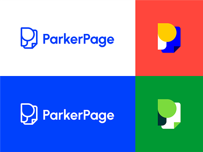 Logo Design for Parkerpage behance brand branding colorful design dribbble graphic graphic design logo page parker visual design