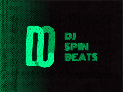 DJ Spin Beats Logo Concept