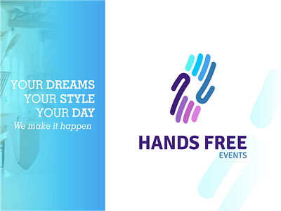 HandFree Events Branding branding design dribbble event eventmanagement logo