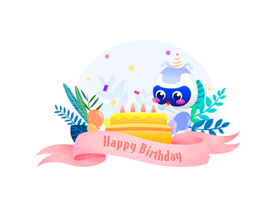 Happy Birthday birthday illustration