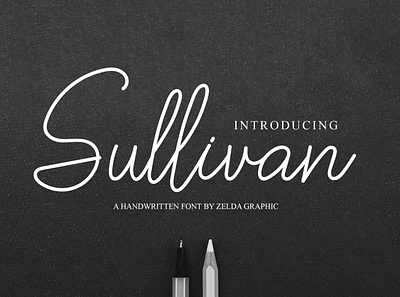 Sullivan - Natural handwritten font brand clothing design illustration lettering logo magazine monoline poster quote script signature ui