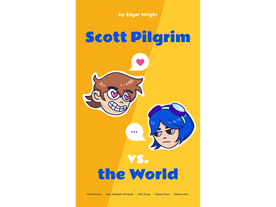 Scott Pilgrim graphic design illustration movie poster poster vector