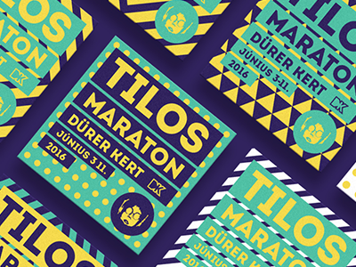 Tilos Marathon 2016 branding design festival graphic music