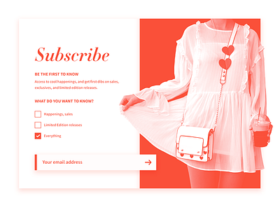 DailyUI #026 - Subscribe 026 challange dailyui subscribe