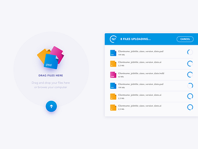 DailyUI #031 - File Upload 031 challange dailyui fileupload uidesign uxdesign