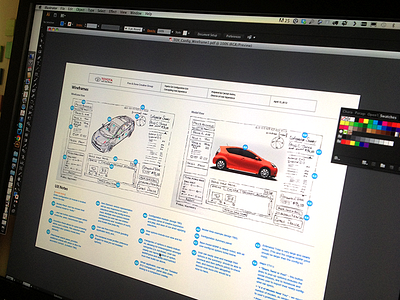 Toyota: Car Configurator Wireframe