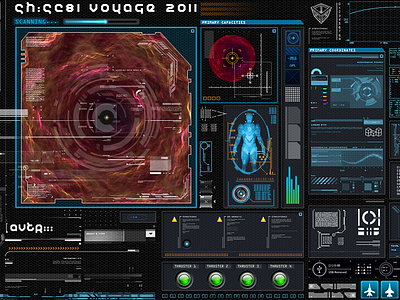 SciFi Tech HUD creative fui gui hud mograph ui