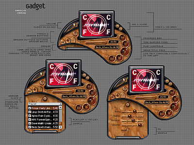 Gadget Windows Media Player Skin gui microsoft skin ui wmp