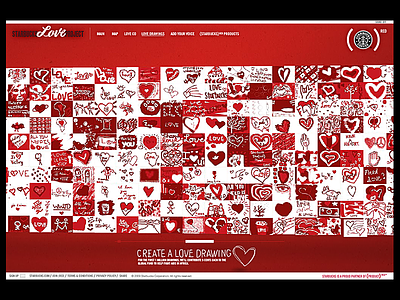 Starbucks Love Project aaron koblin campaign hello enjoy red starbucks user experience we are mammoth