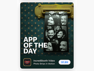 App Of The Day 3d app appstore booth c4d incredibooth ios photo store ui video