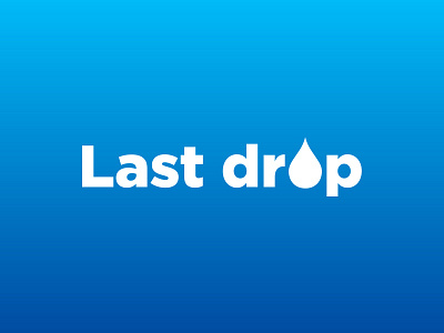 Last Drop logo branding logo design ui design