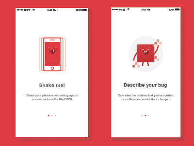 Pixill onboarding illustrations onboarding ui