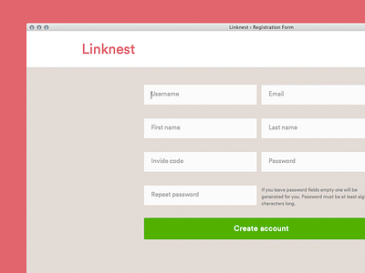 Registration circular linknest registration signup website