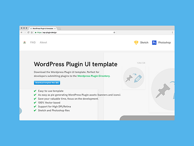WordPress Plugin UI template