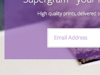 Supergram invite page invite purple responsive supergram