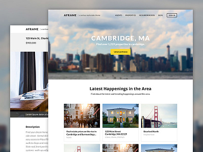 AFrame WordPress Theme