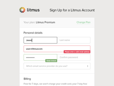Signup Form