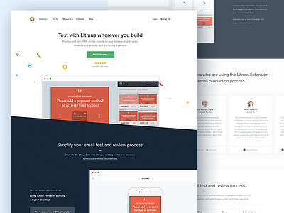 Litmus Extension: Landing Page