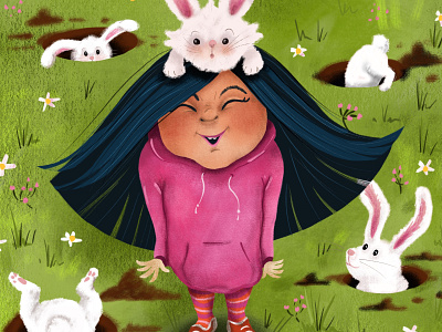 Year of the Rabbit! character design childrens book illustration childrens illustration illustration kid lit art procreate