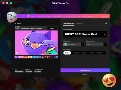 GIPHY SuperCut gif giphy motion product design ui ux video editing