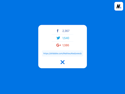 Daily UI 010 Social Share