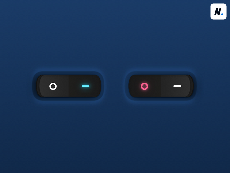 Daily UI 015 On/Off Switch by Mathieu Niedzwiedz on Dribbble