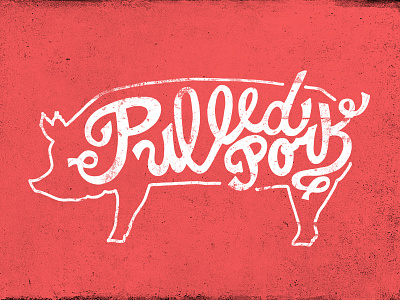 Pulled Pork Shirt Design 4 rivers 4 rivers smokehouse graphic design hand drawn illustration pulled pork tshirt tshirt design