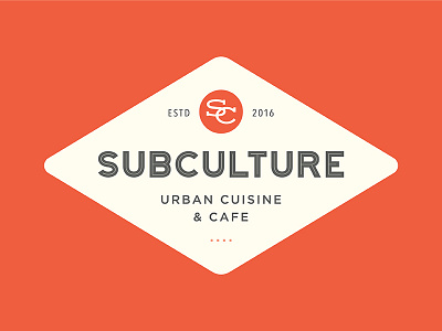 Subculture Logo logo logo design nashville restaurant logo