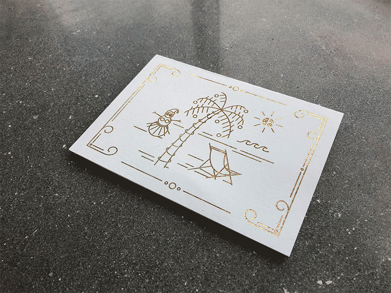 Holiday Popup Card card christmas design envy labs gold gold foil holiday illustration orlando popup vector winter