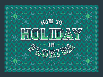 How to Holiday in FL christmas envy labs florida holiday holiday card knit orlando sweater winter