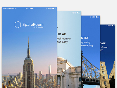 Loading Screen & Walkthrough for Real Estate App app brooklyn clean iphone loading manhattan mobile new york queens redesign screen walkthrough