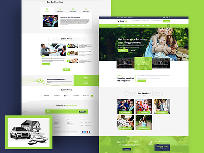 Insurance Agency WordPress Theme agent business car insurance corporate websites insurance insurance agency insurance theme life insurance