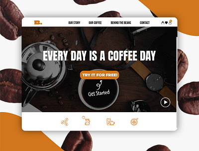 Brewed. brand design branding graphic design landing page logo web design