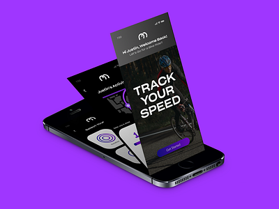 Bike Tracking App UI Design