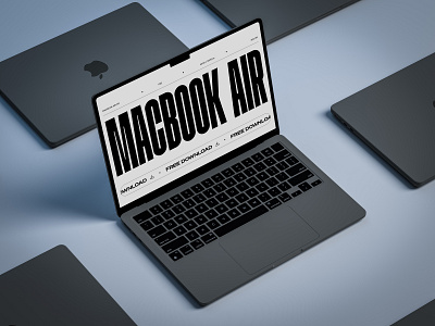 Free Macbook Air M2 Mockup - B07.PSD apple laptop branding design device free download free mockup free psd freebies graphic design laptop macbook air macbook pro mock up mockup ui web design mockups