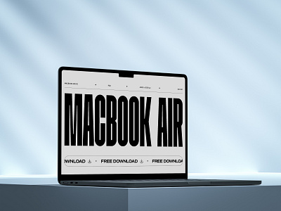 Free Macbook Air M2 Mockup - B10.PSD