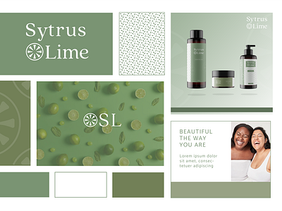 Sytrus Lyme - Brand board brand concept brand inspiration brandboard branding colour palette design graphic design logo luxry designing luxury branding monochromatic moodboard package packagedesign
