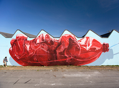Exhausting machine bear bottle graffiti mural painting murals polar bear spraypaint streetart urban art vancouver