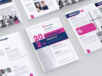 Company Profile agency brochure company company profile design identity indesign magazine