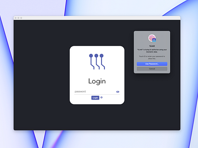 Desktop App UI - 1LimX Login UI