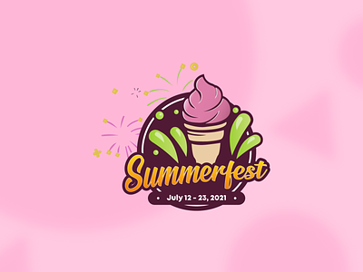 Summerfest Logo branding design graphic design illustration logo logo design vector