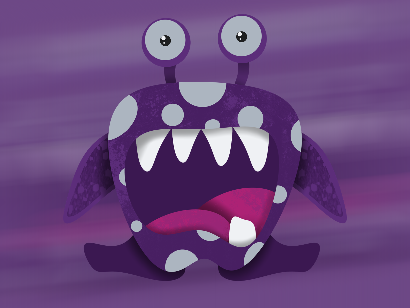 Tooth Blob Monster by Steven Johnson on Dribbble