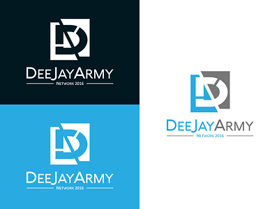 DeeJay Army Network Logo Design