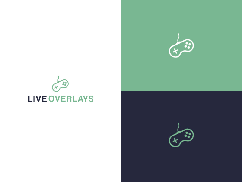 Live Overlays Logo Rebrand twitch live overlays rebrand logo design branding logo design